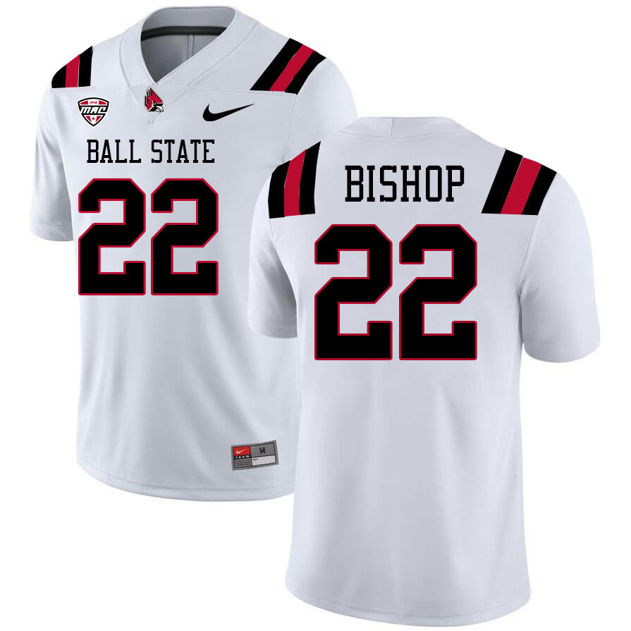 Blaine Bishop Ball State Jersey,Ball State Cardinals #22 Blaine Bishop Jersey Youth College-White